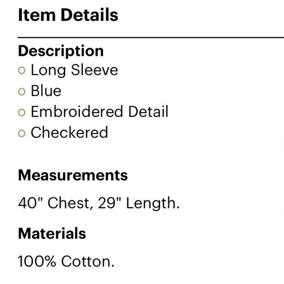 COMO VINTAGE large gingham floral flannel top - Picture 13 of 13